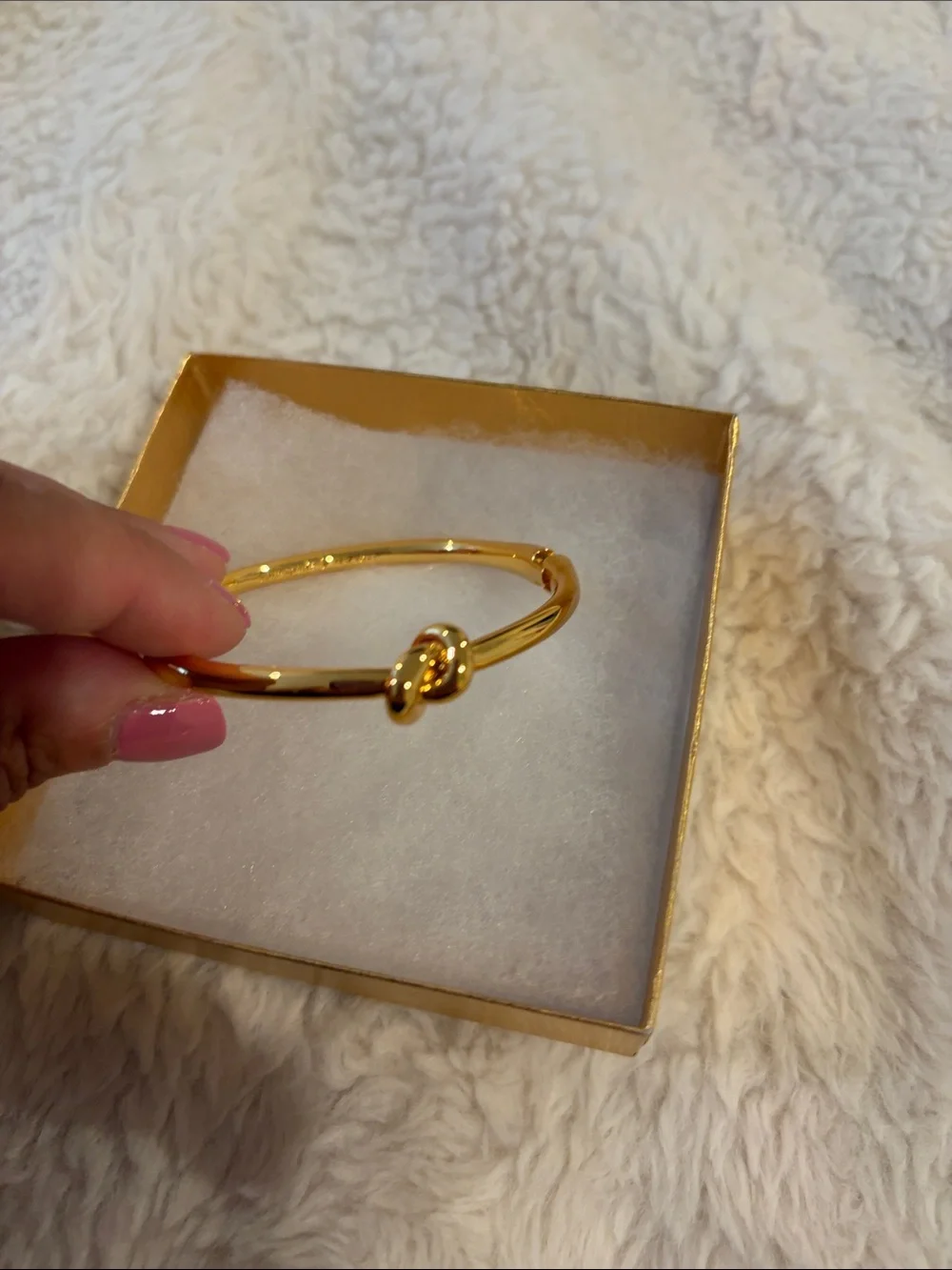 kate spade Gold Knot Bangle Bracelet